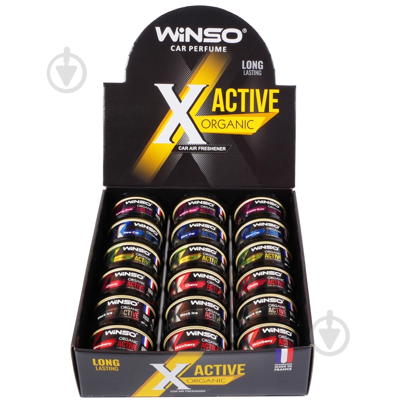 Ароматизатор подвесной WINSO Organic X Active MIX №1 500036 40 мл - фото 2