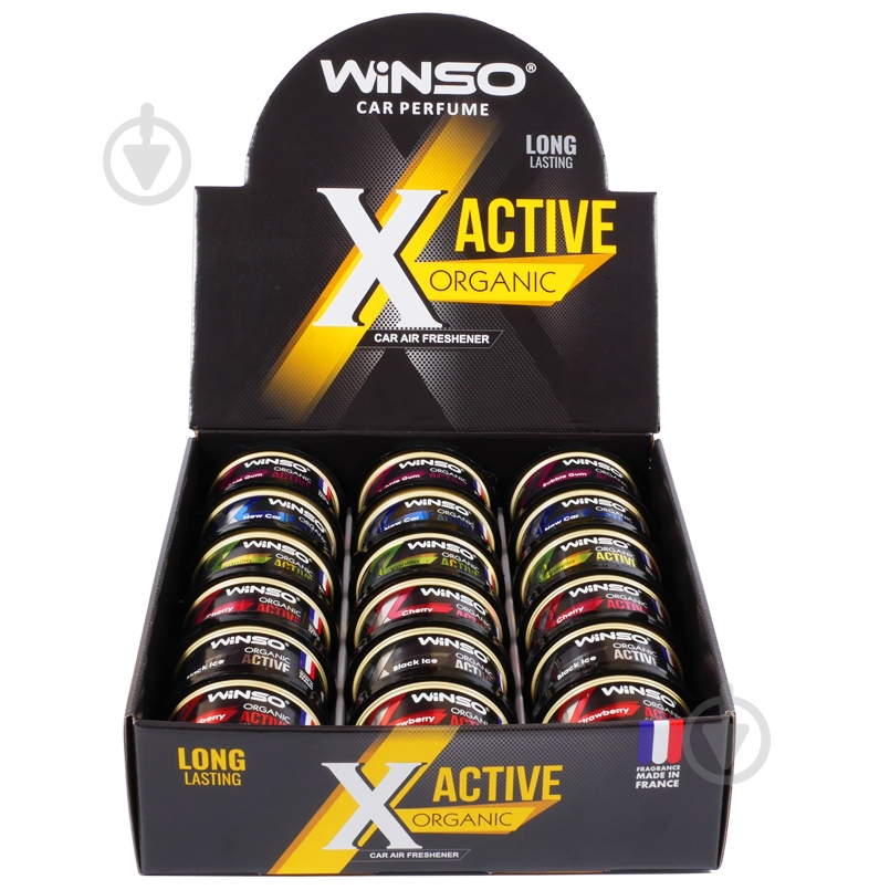 Ароматизатор подвесной WINSO Organic X Active MIX №1 500036 40 мл - фото 3