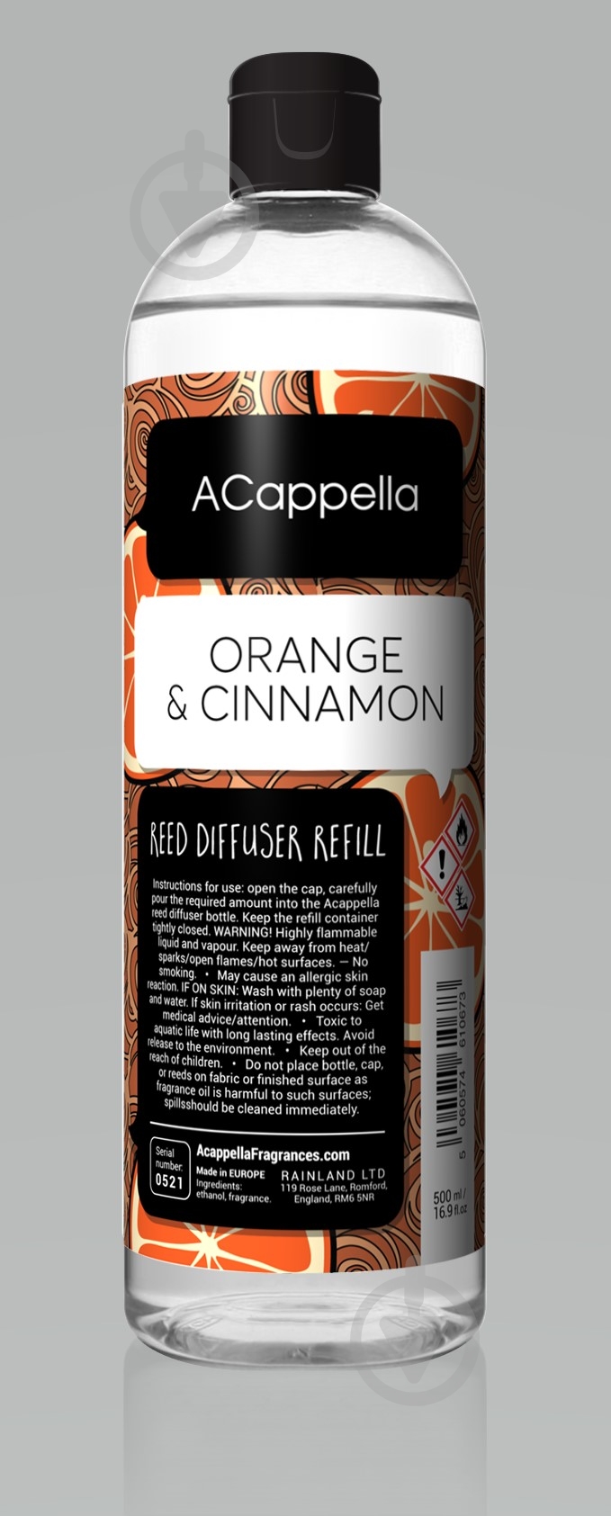 Наполнитель ACappella Апельсин в корице 500 мл - фото 1