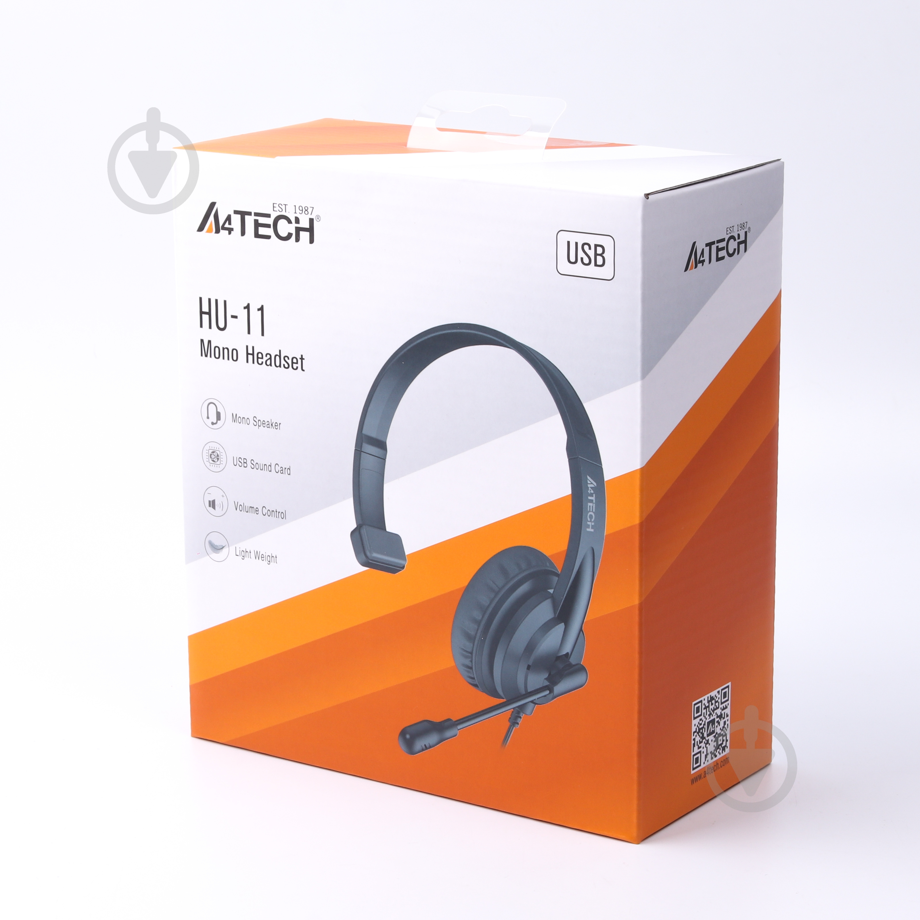 Наушники A4Tech HU-11 (Black) black (HU-11 (Black)) - фото 4