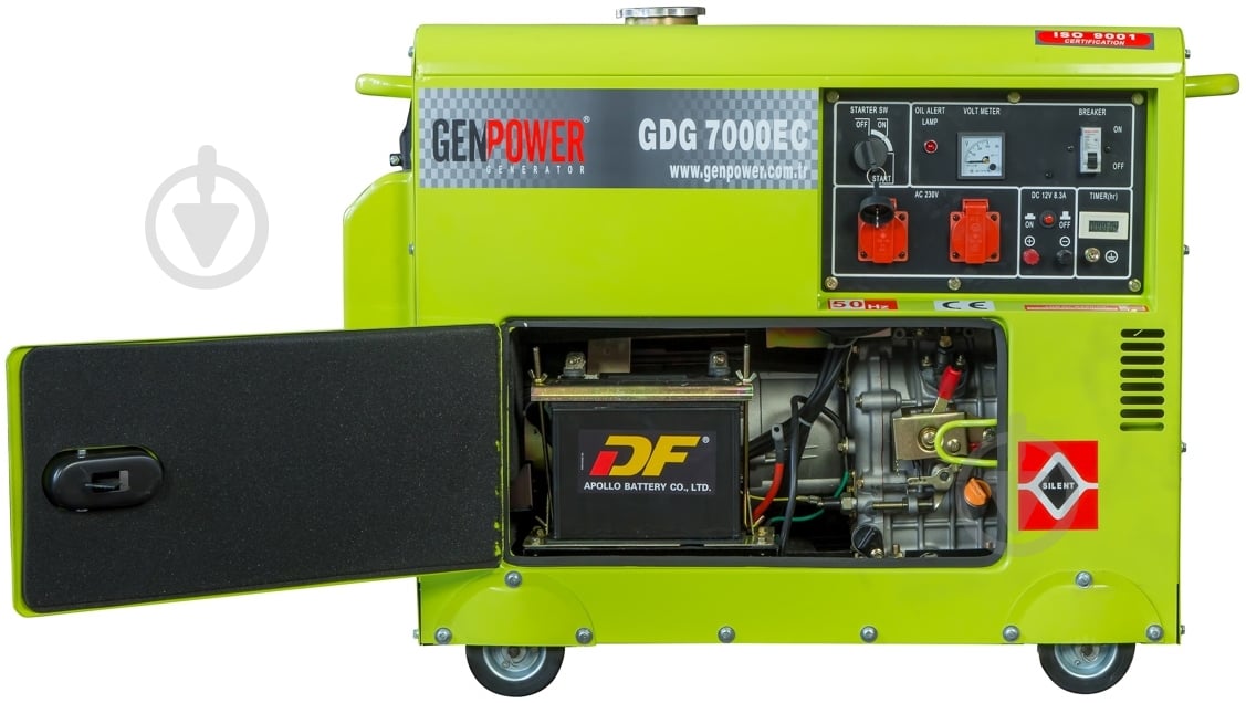 Генератор дизельный Dalgakiran 6 кВт / 7 кВт 220 В GDG 7000 EC - фото 4