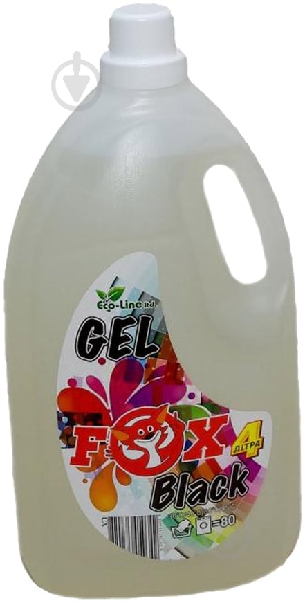 Гель для машинной и ручной стирки Fox Black 4 л - фото 1