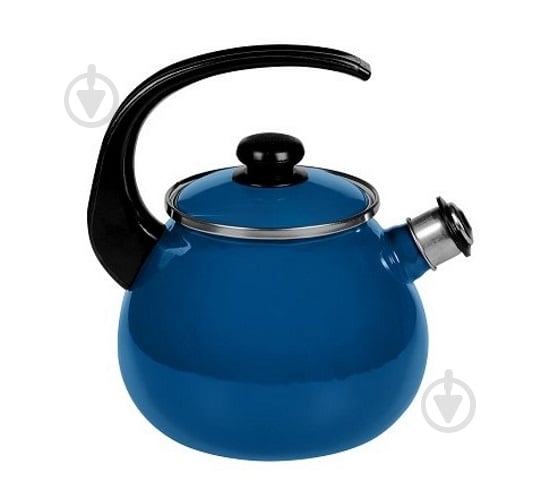 Чайник Idilia эмалированный со свистком Аквамарин 2,5 л I2711/4 - фото 1 Чайник Idilia эмалированный со свистком Аквамарин 2,5 л I2711/4 - фото 1