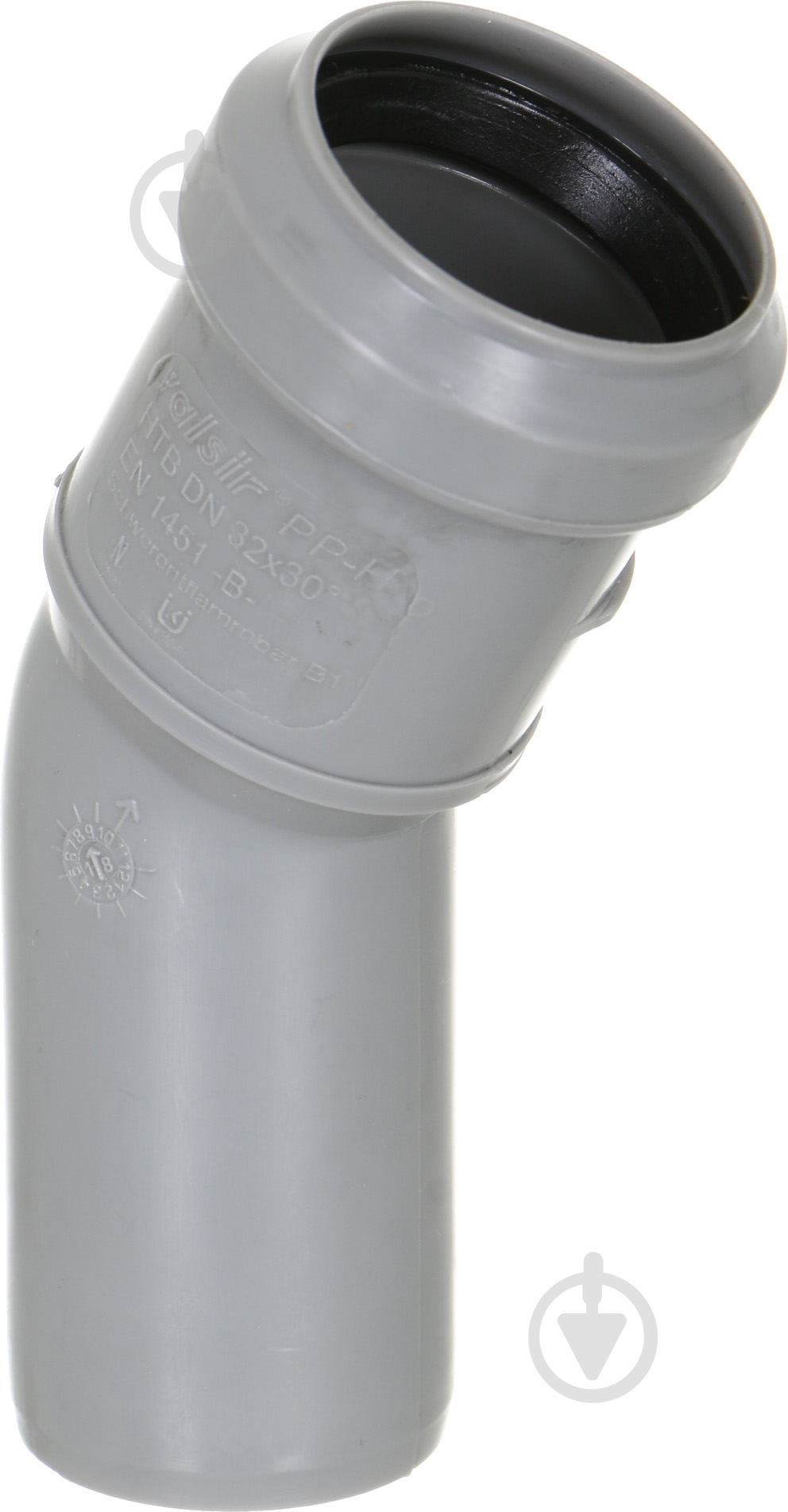 Колено канализационное Valsir 32 30° 504003 - фото 1