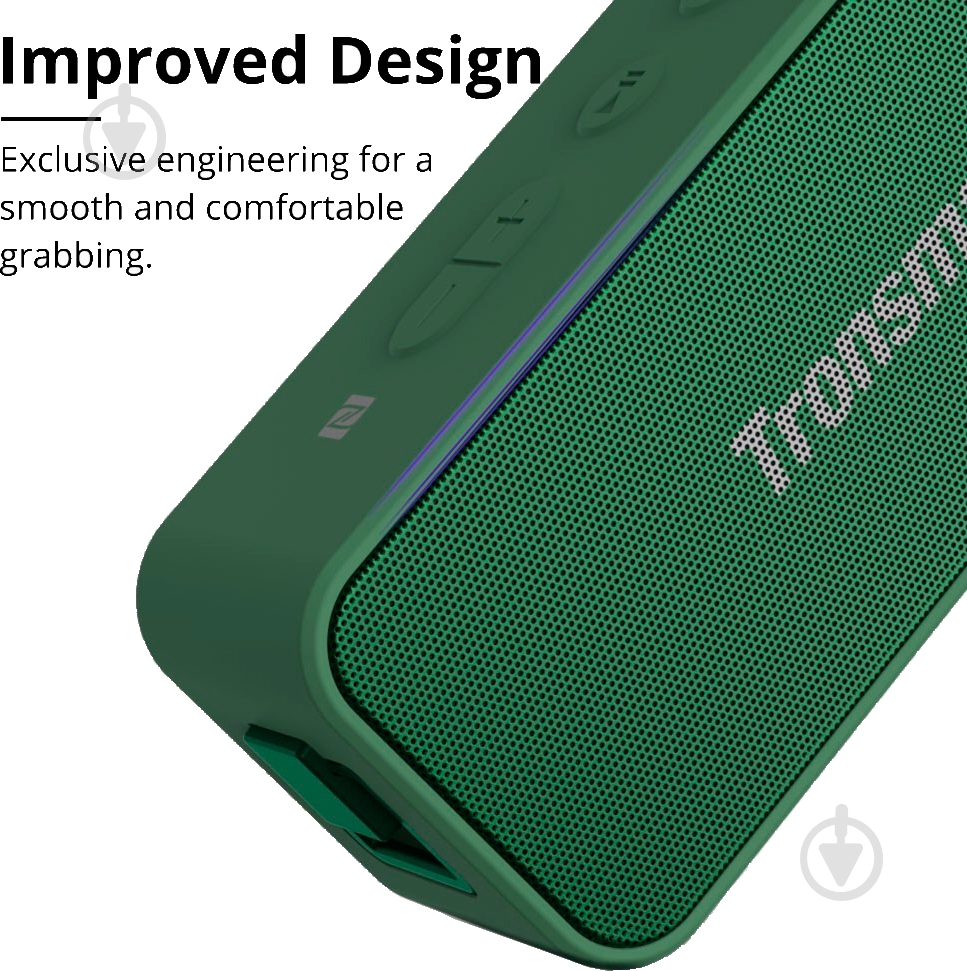 Акустическая система Tronsmart Element T2 Plus 2.0 green (370729) - фото 3 Акустическая система Tronsmart Element T2 Plus 2.0 green (370729) - фото 3
