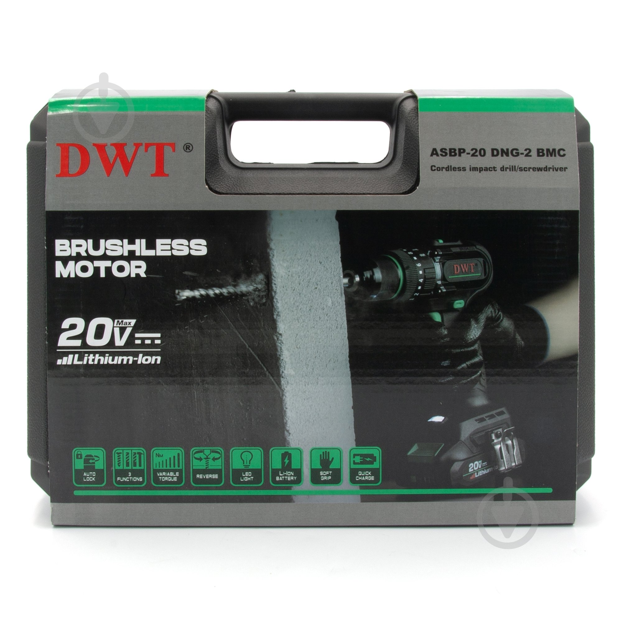 Шуруповерт ударний акумуляторний DWT ASBP-20 DNG-2 BMC - фото 12