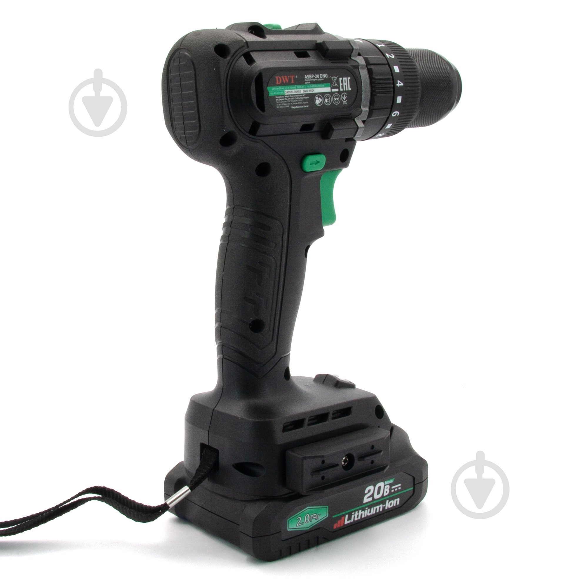 Шуруповерт ударний акумуляторний DWT ASBP-20 DNG-2 BMC - фото 3