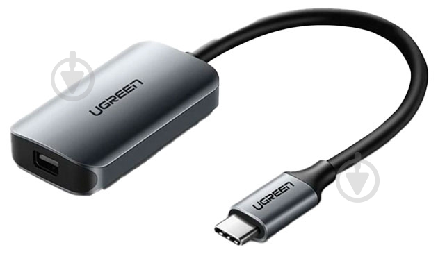 Адаптер UGREEN USB-C to Mini DisplayPort 0,15 м grey (60351) - фото 1