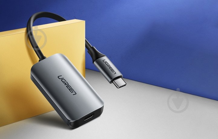 Адаптер UGREEN USB-C to Mini DisplayPort 0,15 м grey (60351) - фото 2