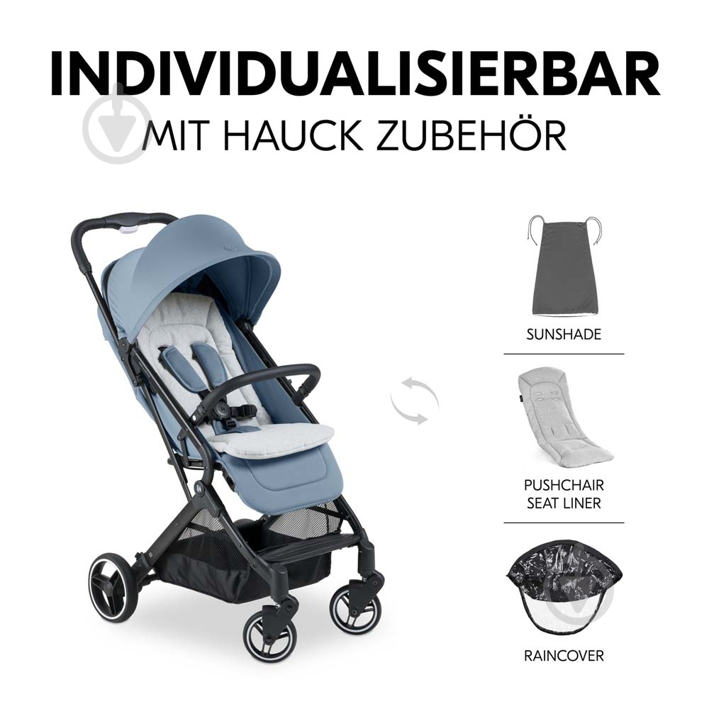 Коляска прогулянкова Hauck Travel N Care Plus Hazelnut (16026-8) - фото 7