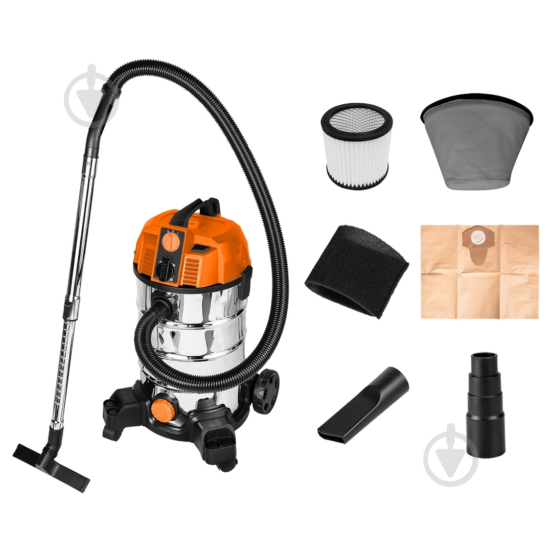 Пилосос NEO tools 1600 Вт 35 л 04-739 - фото 1
