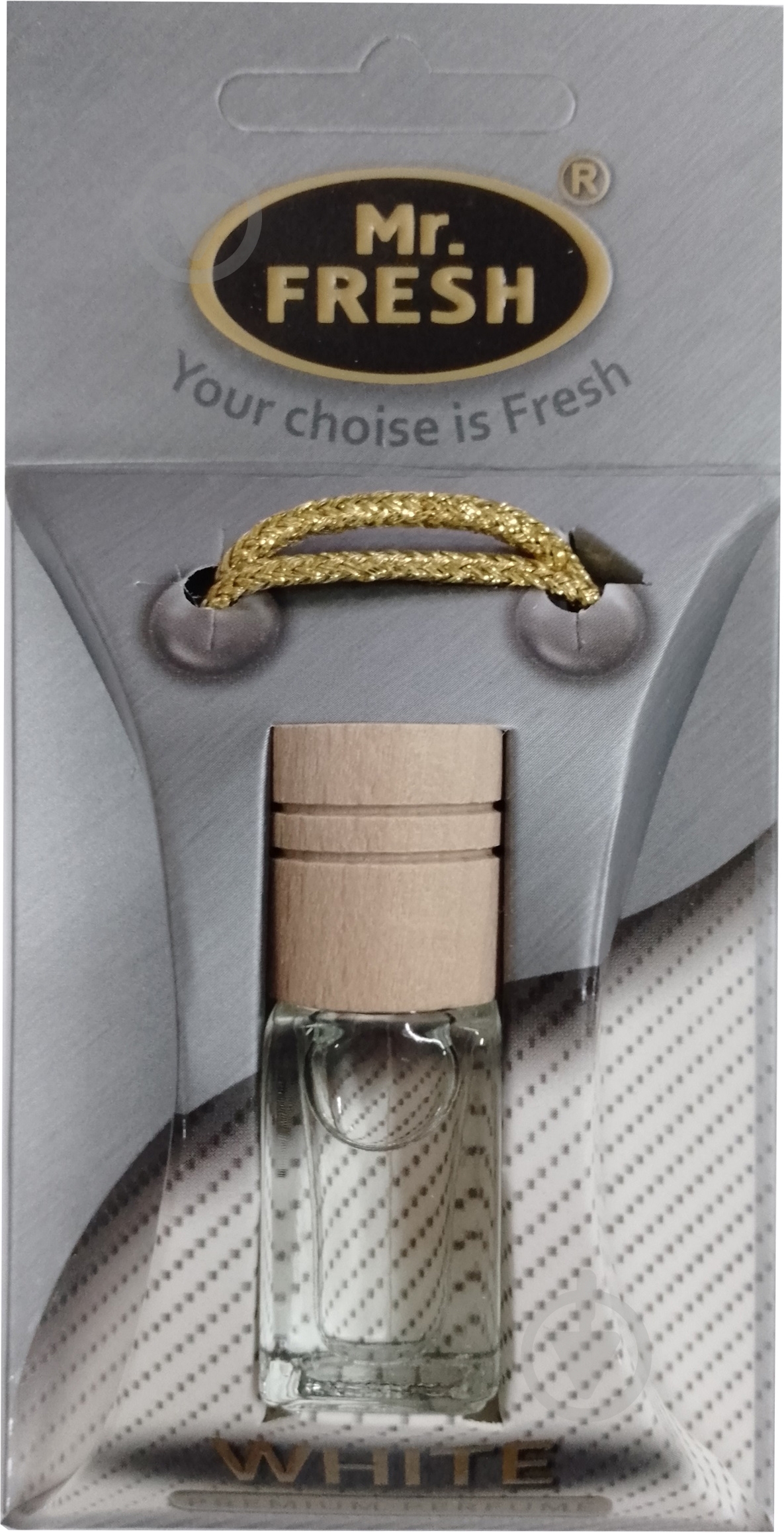 Ароматизатор подвесной Fresh Premio White 5 мл - фото 1 Ароматизатор подвесной Fresh Premio White 5 мл - фото 1