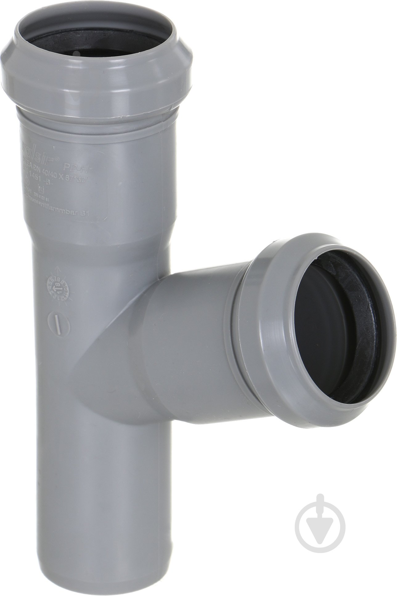 Тройник канализационный Valsir O40/40 67° (508009) - фото 1