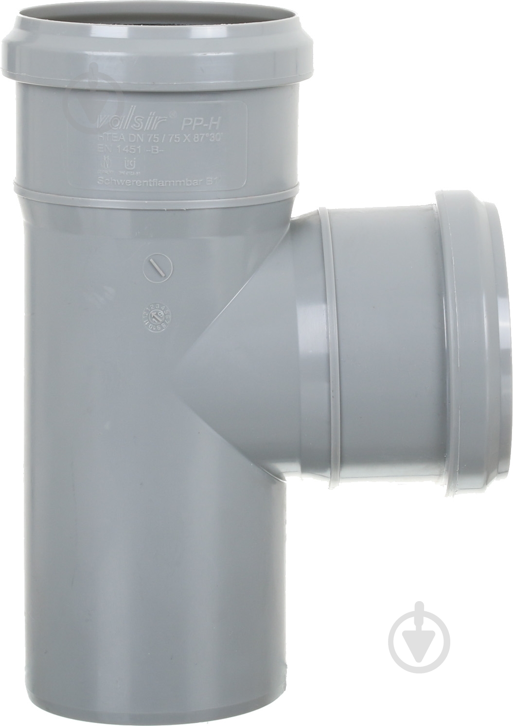 Тройник канализационный Valsir O75/75 HTEA 87° - фото 2 Тройник канализационный Valsir O75/75 HTEA 87° - фото 2