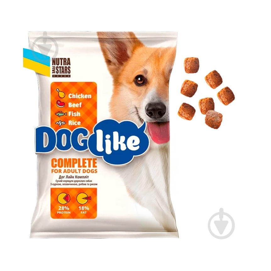 ᐉ Корм сухой для собак для всех пород Nutra Five Stars Doglike