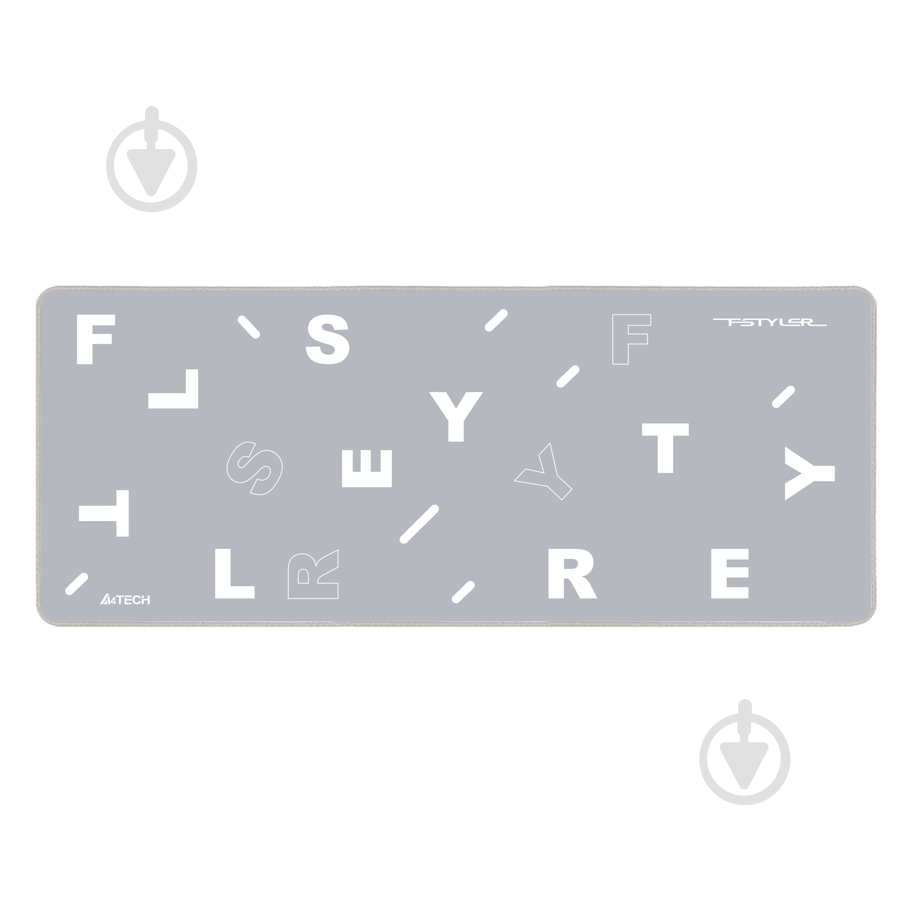 Килимок A4Tech (FP75 (Silver)) - фото 1