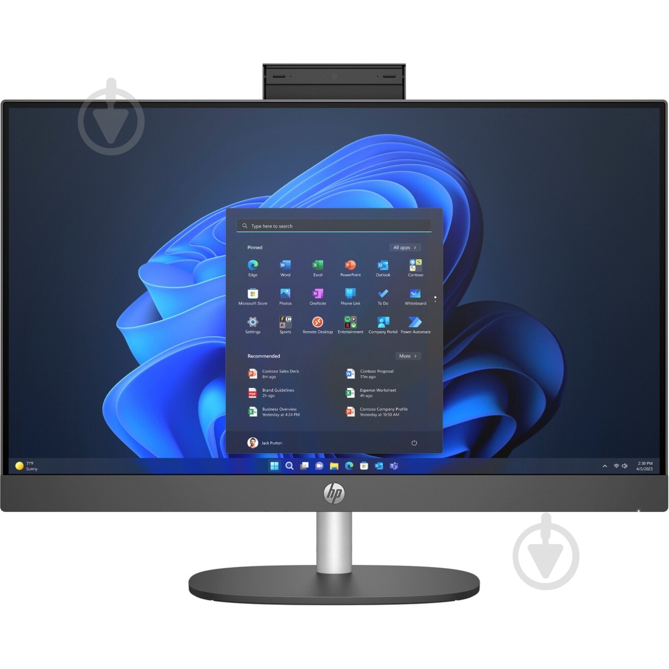 Моноблок HP ProOne 240 G10 23,8" (885Q3EA) grey - фото 1