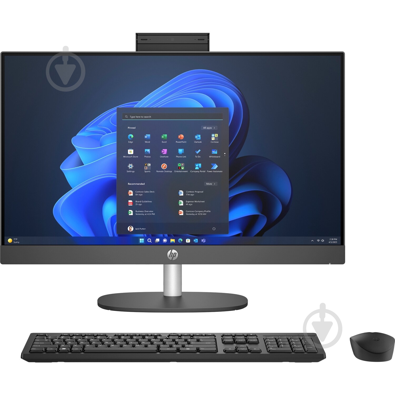 Моноблок HP ProOne 240 G10 23,8" (885Q3EA) grey - фото 5