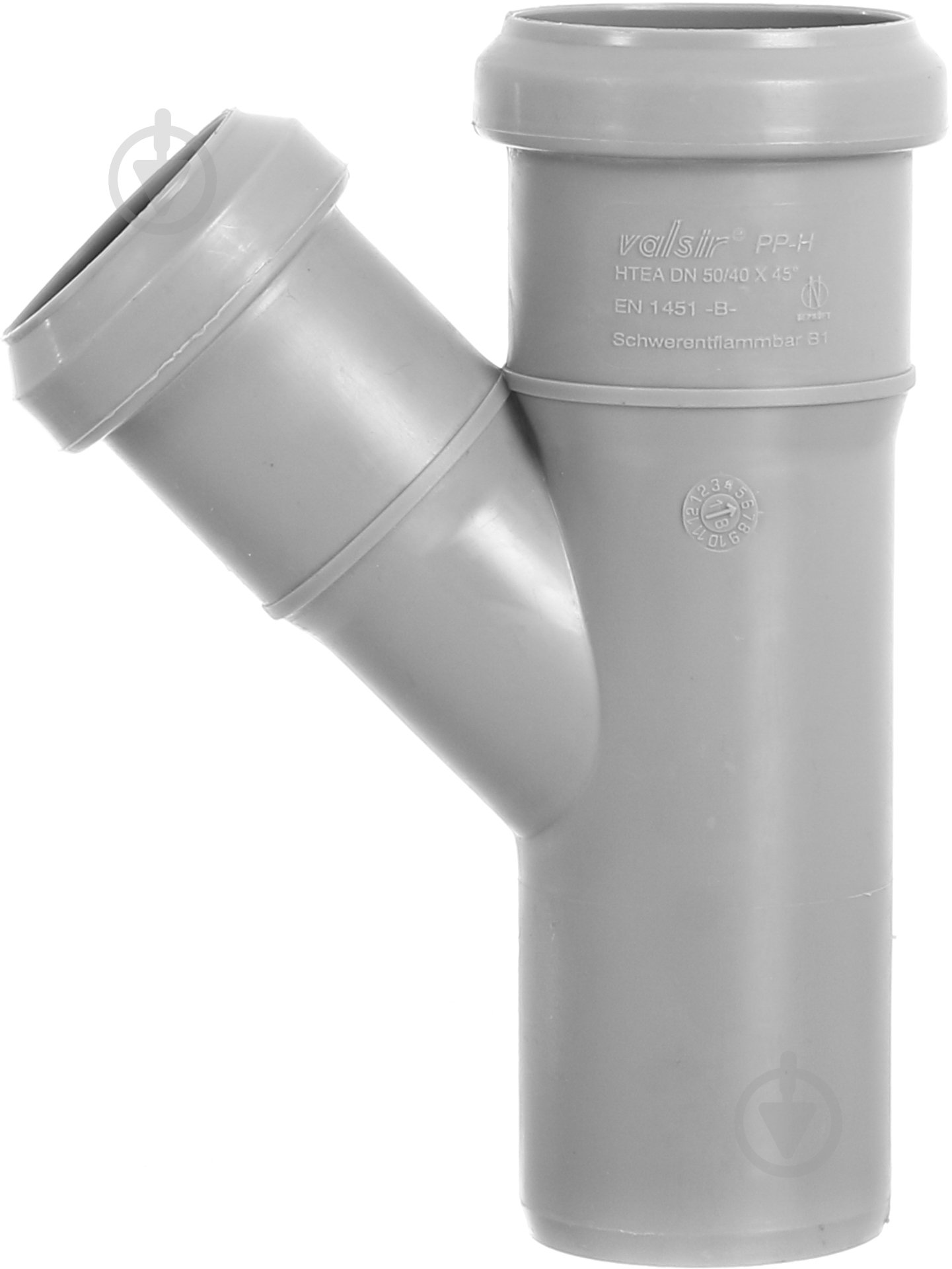 Тройник канализационный Valsir O50/40 Htea 45° - фото 1 Тройник канализационный Valsir O50/40 Htea 45° - фото 1