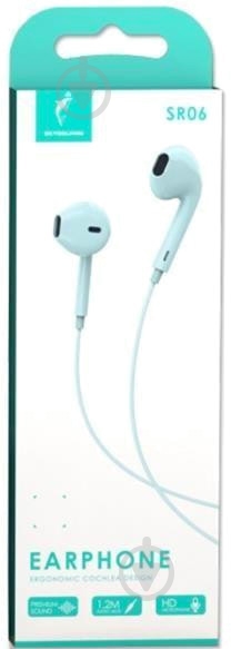 Наушники SkyDolphin SR06 Soft blue (HF-000467) - фото 2