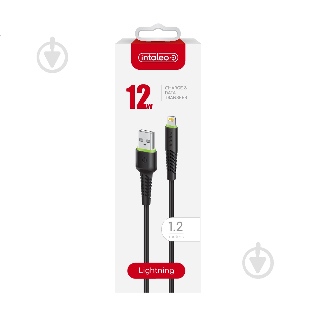 Кабель Intaleo CBFLEXL1 Lightning 1,2 м черный (1283126577673) - фото 4
