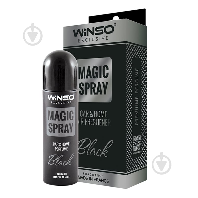 Ароматизатор подвесной WINSO Magic Spray Exclusive BLAK 531790 30 мл - фото 1