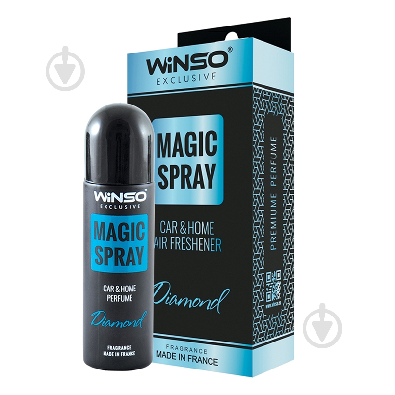 Ароматизатор подвесной WINSO Magic Spray Exclusive DIAMOND 531800 30 мл - фото 1