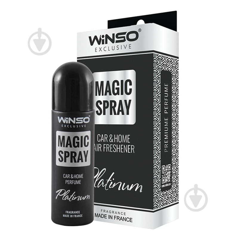 Ароматизатор підвісний WINSO Magic Spray Exclusive PLATINUM 531820 30 мл - фото 1