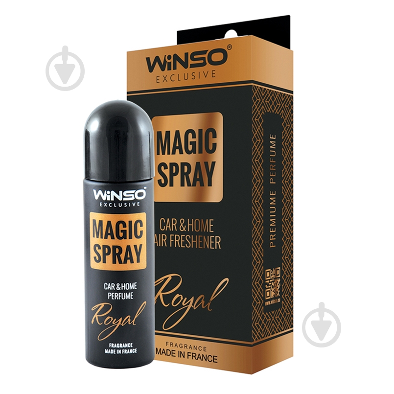 Ароматизатор подвесной WINSO Magic Spray Exclusive ROYAL 531840 30 мл - фото 1