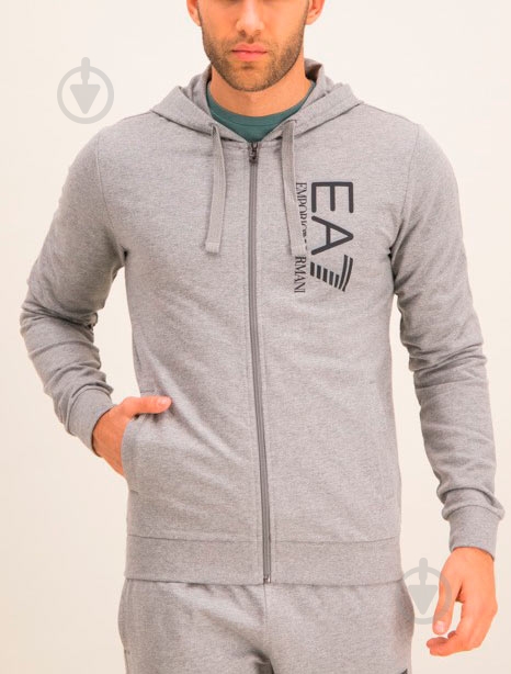 Джемпер EA7 Felpa 3HPM53-PJ05Z-3905 р. L серый - фото 2 Джемпер EA7 Felpa 3HPM53-PJ05Z-3905 р. L серый - фото 2