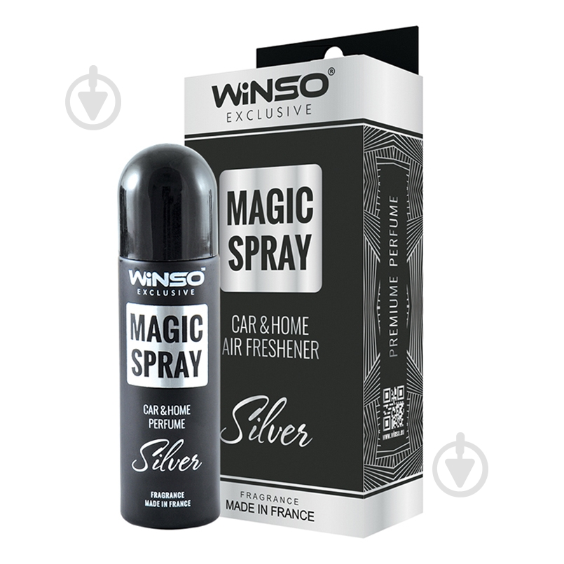 Ароматизатор подвесной WINSO Magic Spray Exclusive SILVER 531850 30 мл - фото 1