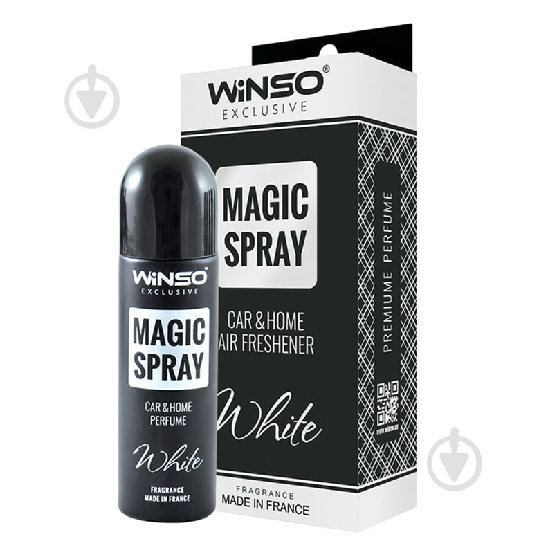 Ароматизатор подвесной WINSO Magic Spray Exclusive WHITE 531860 30 мл - фото 1