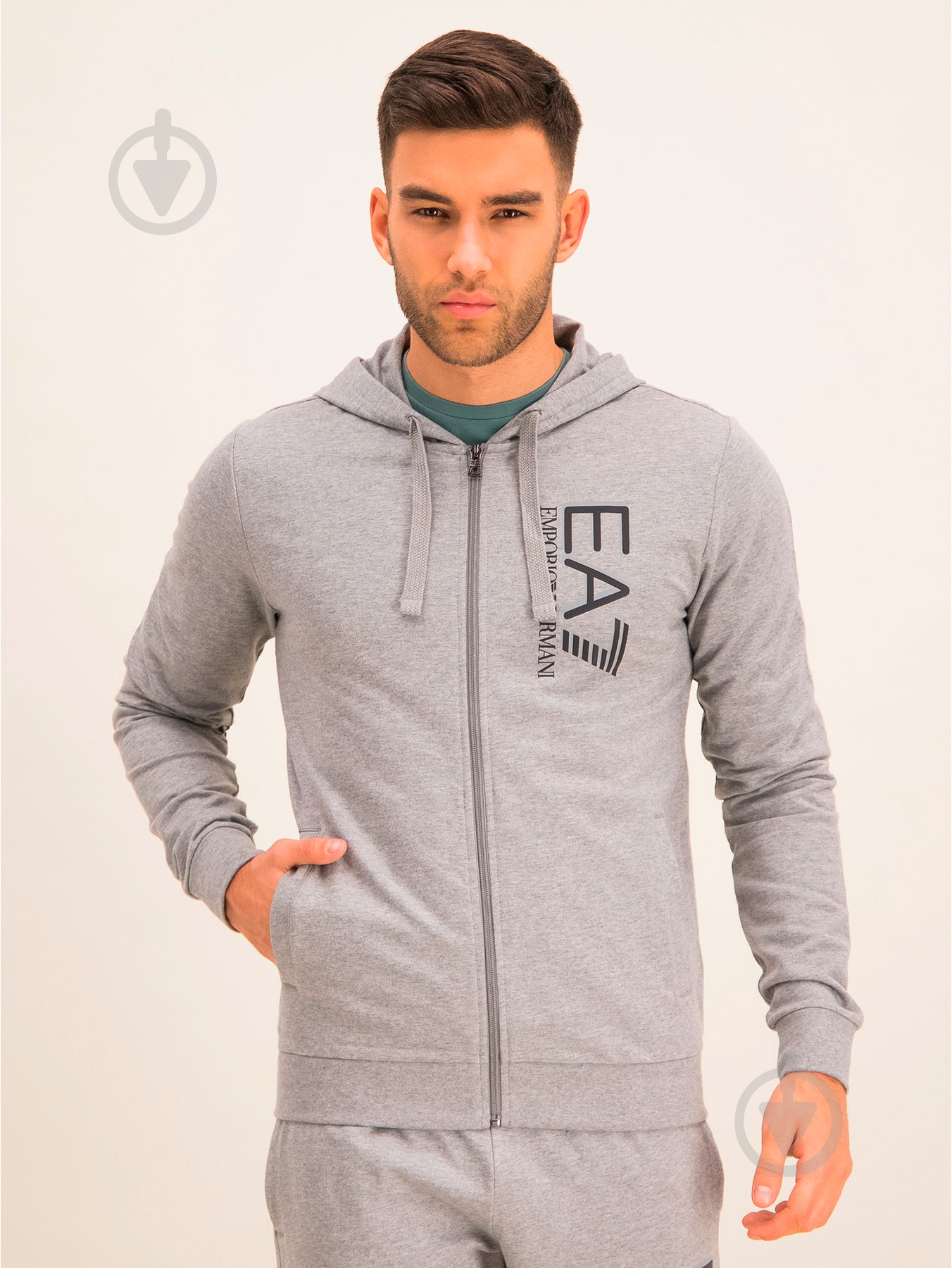 Джемпер EA7 Felpa 3HPM53-PJ05Z-3905 р. S серый - фото 4 Джемпер EA7 Felpa 3HPM53-PJ05Z-3905 р. S серый - фото 4