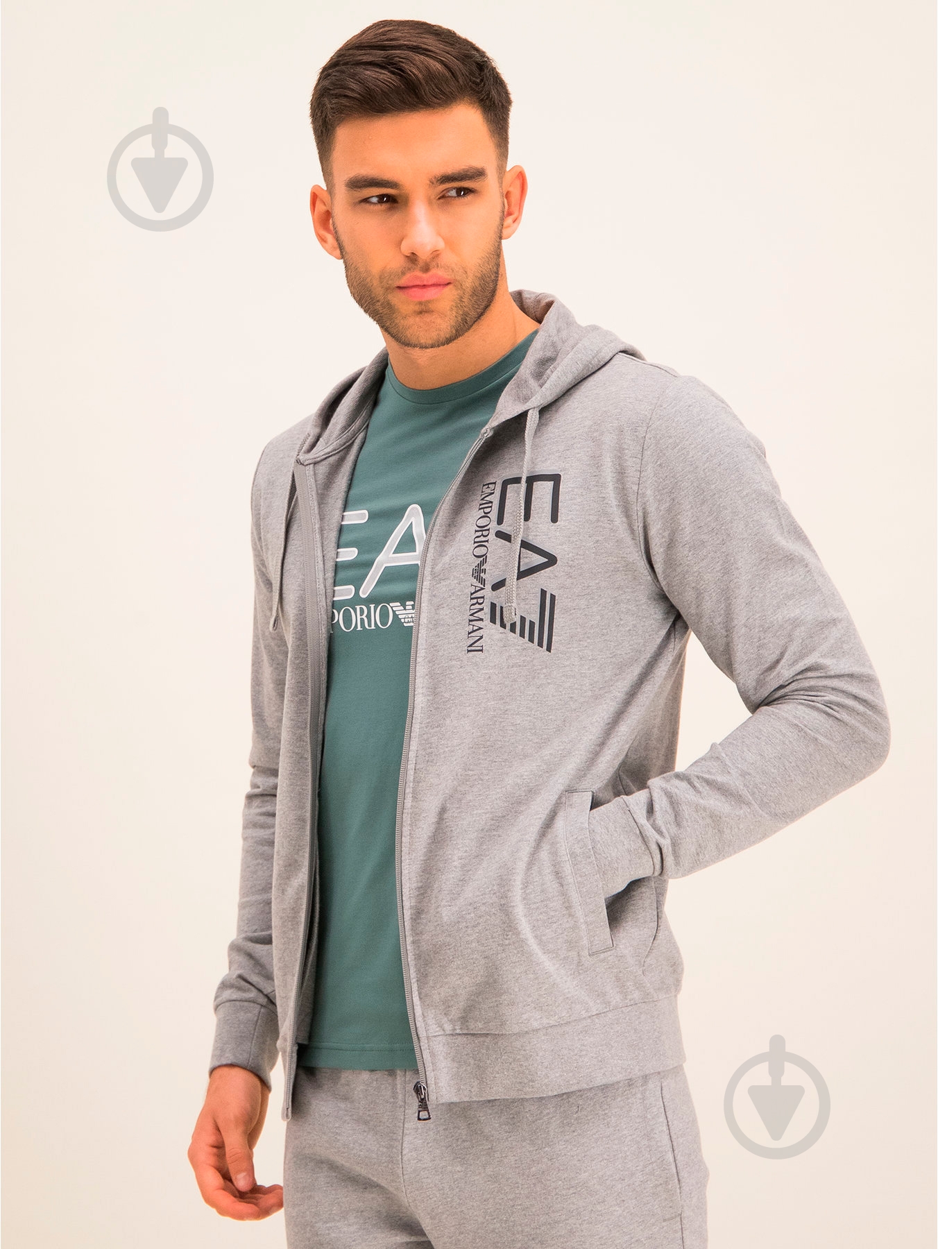 Джемпер EA7 Felpa 3HPM53-PJ05Z-3905 р. S серый - фото 3 Джемпер EA7 Felpa 3HPM53-PJ05Z-3905 р. S серый - фото 3