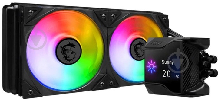Система водного охлаждения MSI MPG CORELIQUID D240 Black - фото 1 Система водного охлаждения MSI MPG CORELIQUID D240 Black - фото 1
