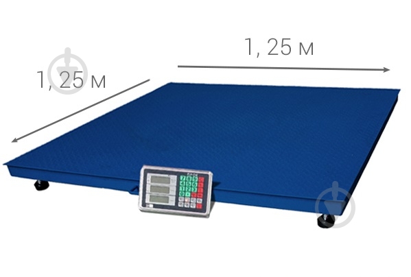 Весы платформенные VIS 600ВП4 ((П)1250х1250) Олимп - фото 2