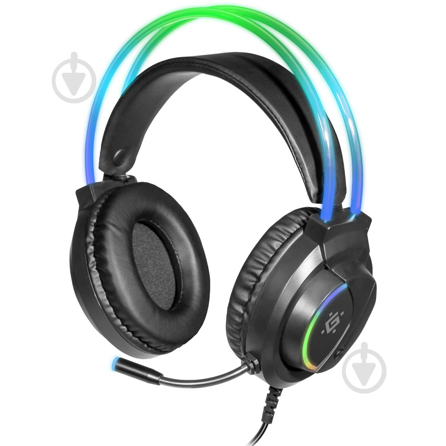 Наушники Defender Flame RGB black (64555) - фото 3 Наушники Defender Flame RGB black (64555) - фото 3