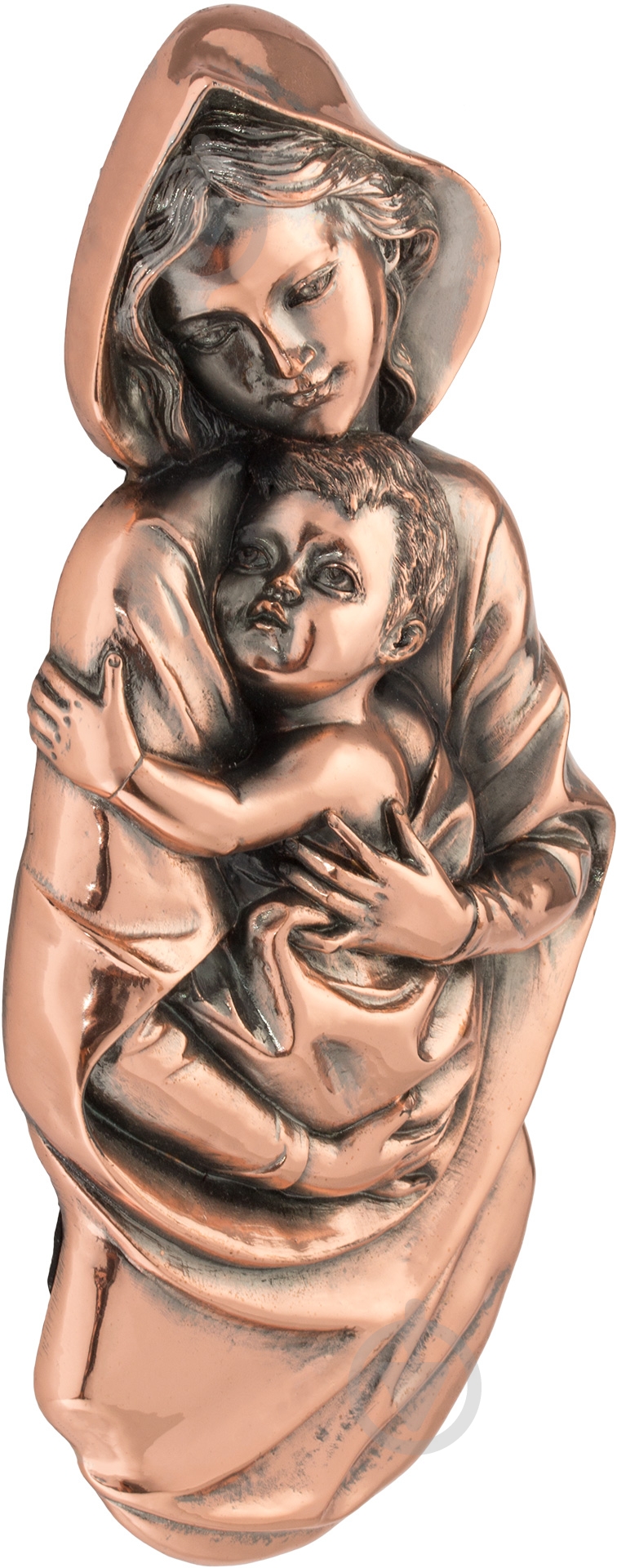Статуетка-панно Діва Марія T1555 20х10 см мідний - фото 2 Статуетка-панно Діва Марія T1555 20х10 см мідний - фото 2