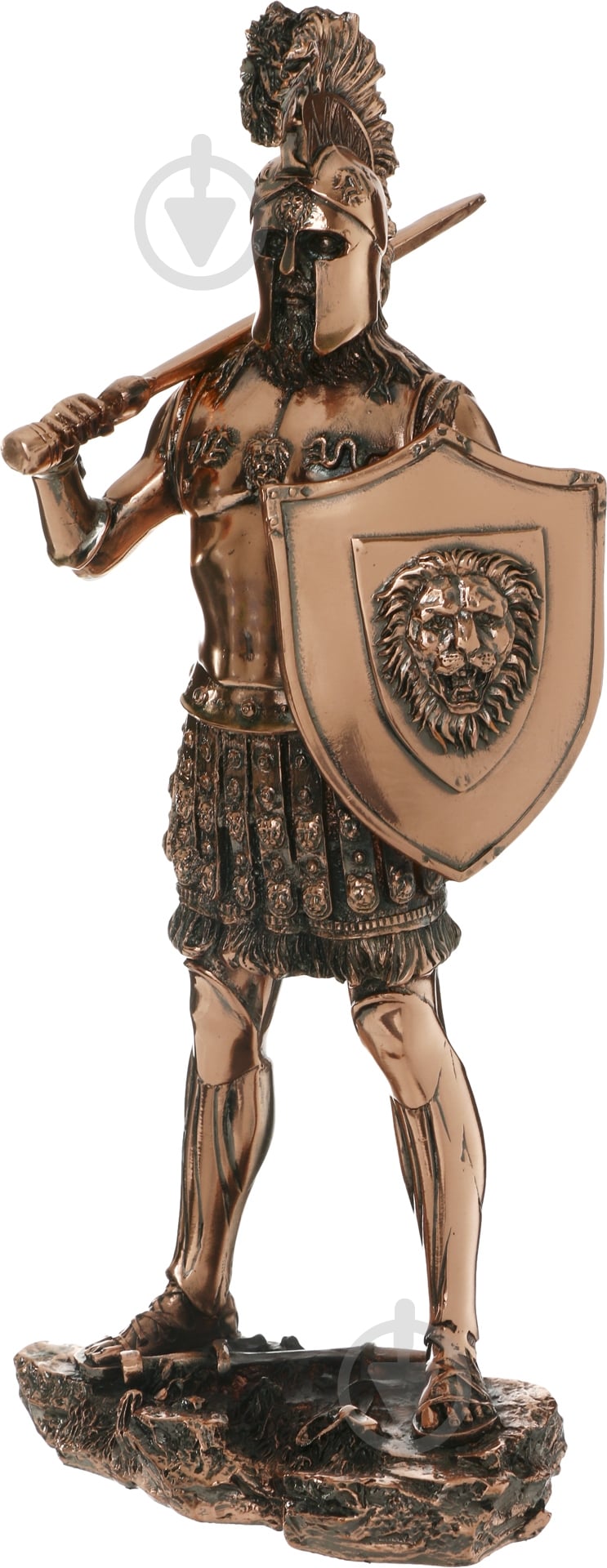 Статуэтка воин-гладиатор T996 25х12 см медный - фото 2