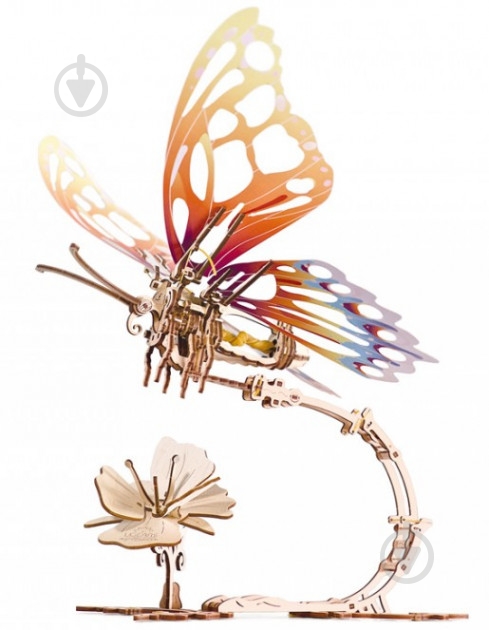 3D-пазл Ukrainian Gears Бабочка - фото 1 3D-пазл Ukrainian Gears Бабочка - фото 1