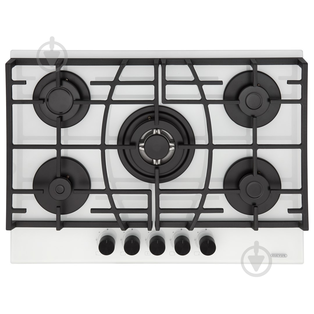 Варочная поверхность газовая Eleyus KVINTA 70 WH CTF - фото 1 Варочная поверхность газовая Eleyus KVINTA 70 WH CTF - фото 1