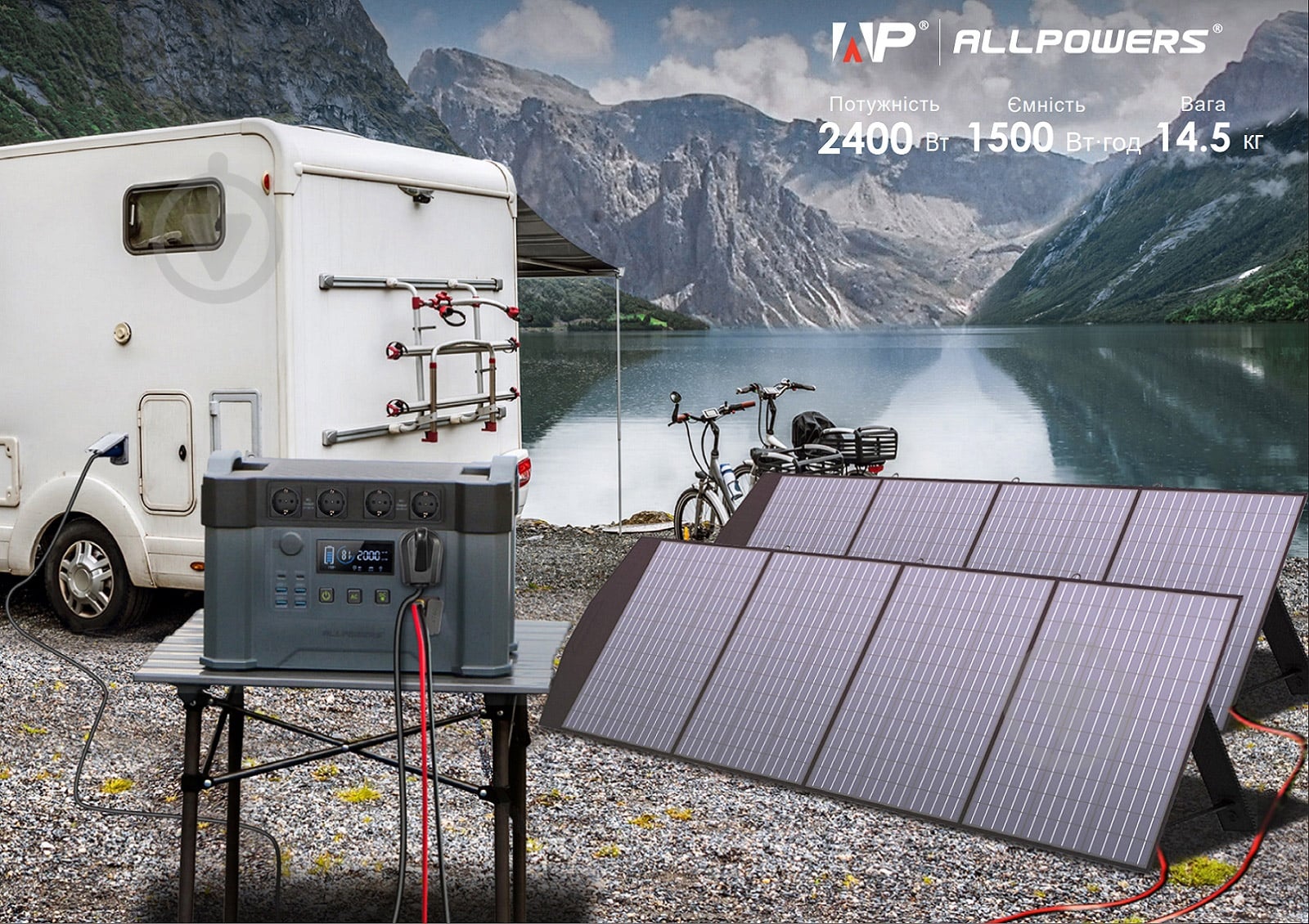 Зарядная станция ALLPOWERS S2000PRO 2400W UPS (1500 Вт·год) - фото 2