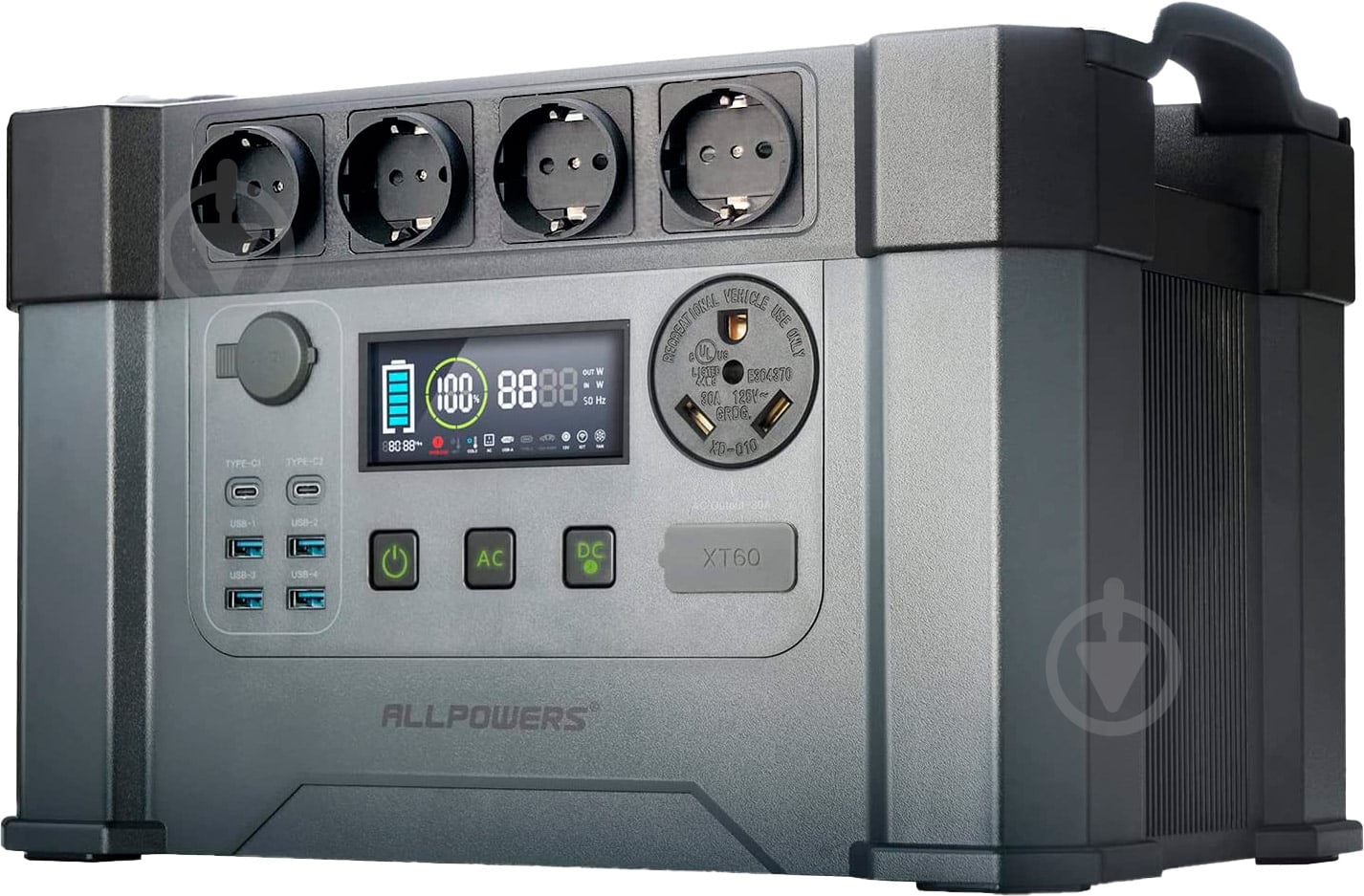 Зарядная станция ALLPOWERS S2000PRO 2400W UPS (1500 Вт·год) - фото 1