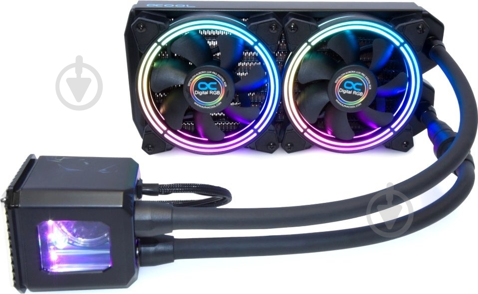 Система водного охлаждения Alphacool Eisbaer Aurora 240 Digital RGB (11728) - фото 2