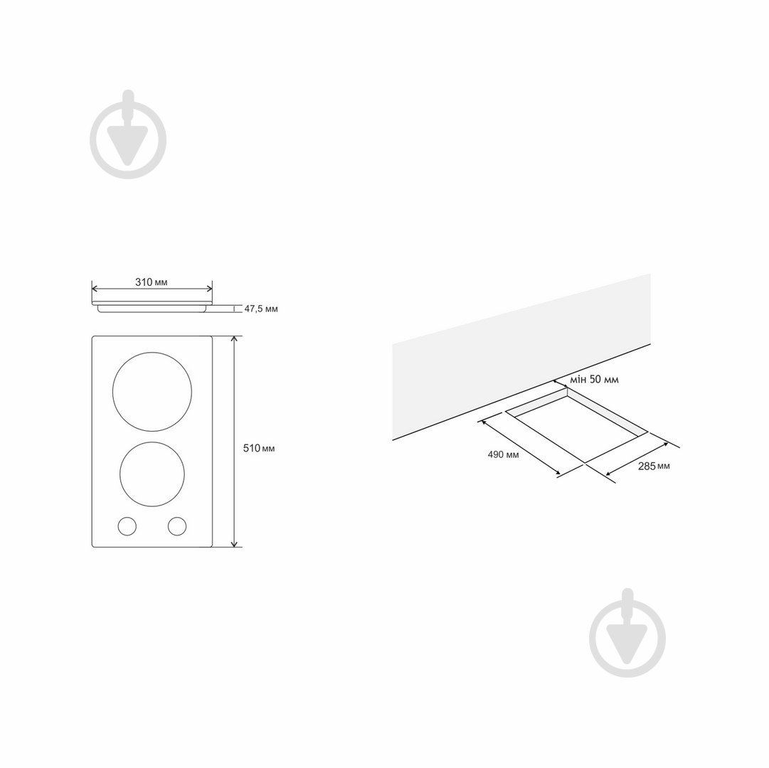 Варочная поверхность газовая Eleyus ORIS 30 WH CF - фото 2 Варочная поверхность газовая Eleyus ORIS 30 WH CF - фото 2