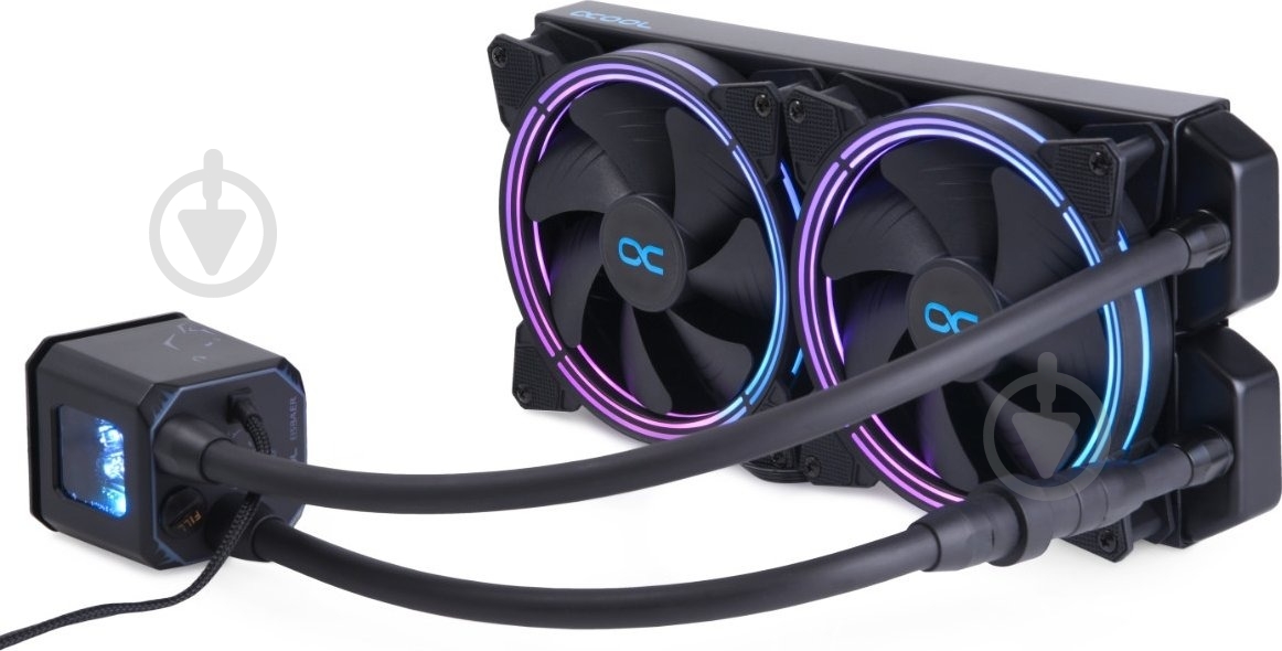 Система водного охлаждения Alphacool Eisbaer Aurora 280 Digital RGB (11729) - фото 3 Система водного охлаждения Alphacool Eisbaer Aurora 280 Digital RGB (11729) - фото 3