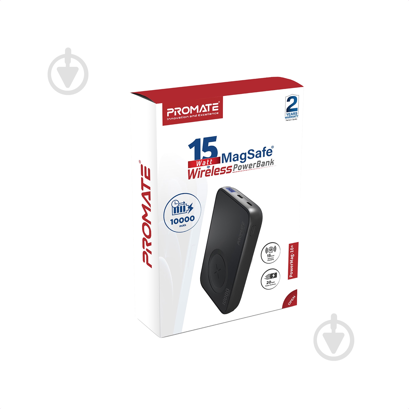 Повербанк Promate 10000 mAh (powermag-10+.black) - фото 6