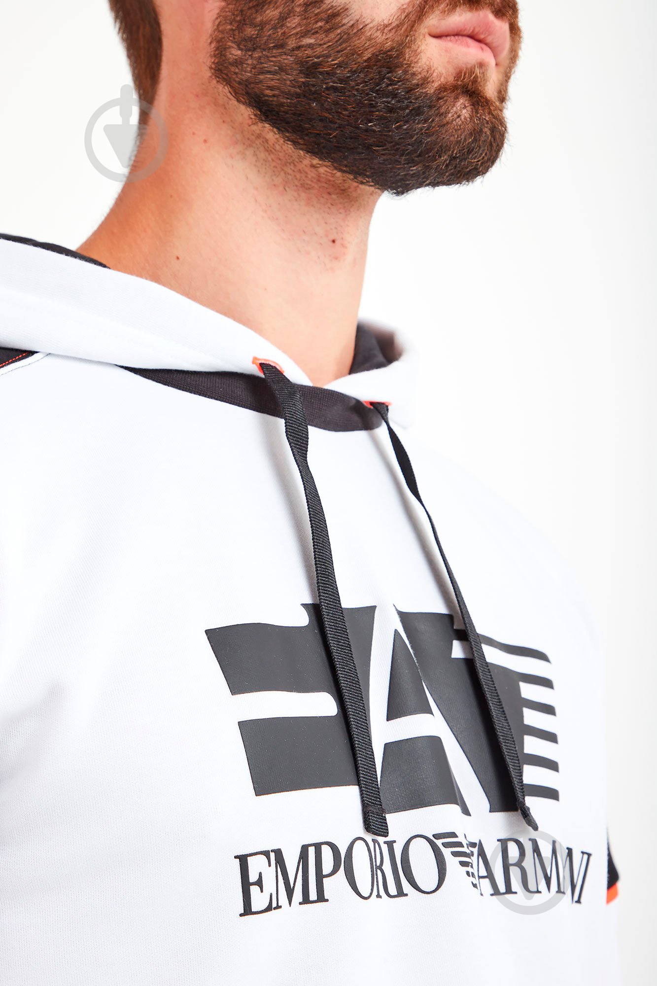 Джемпер EA7 Felpa 3HPM40-PJJ5Z-1100 р. L білий - фото 5