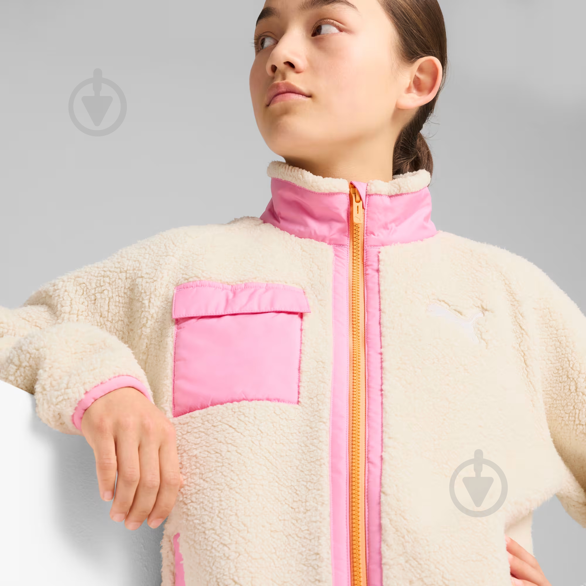 ᐉ Куртка для дівчаток демісезонна Puma HYBRID SHERPA JACKET