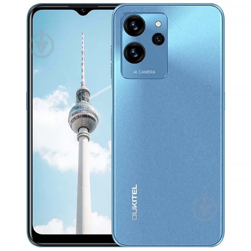 Смартфон Oukitel C32 8/128GB blue (6931940716628) - фото 1